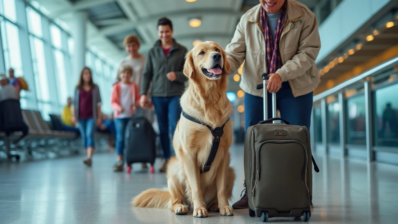 Airlines That Welcome Large Dogs for Journey