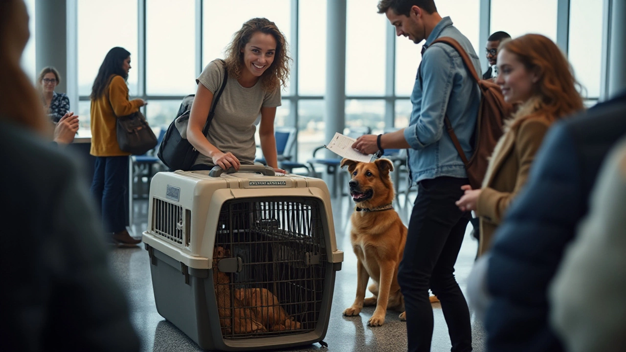 Preparing Your Large Dog for Air Travel