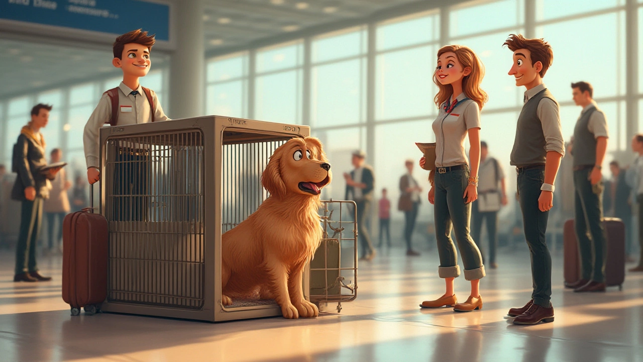 Flying with a 40 lb Dog: Airline Rules, Tips, and What to Expect