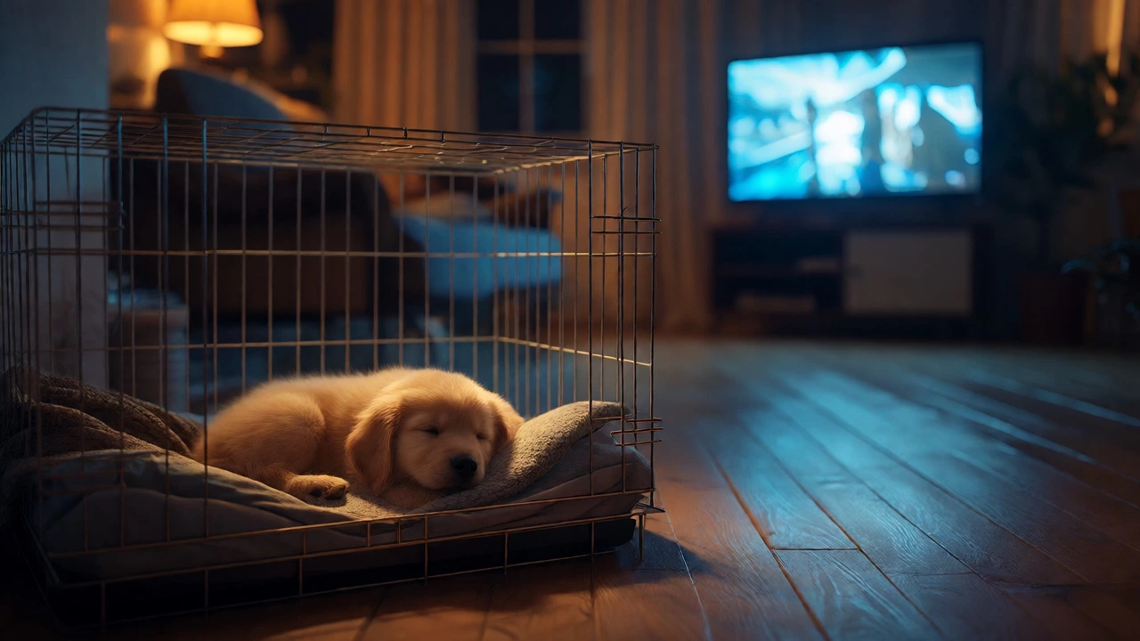 Should I Leave the TV On at Night for My Puppy? A Practical Guide